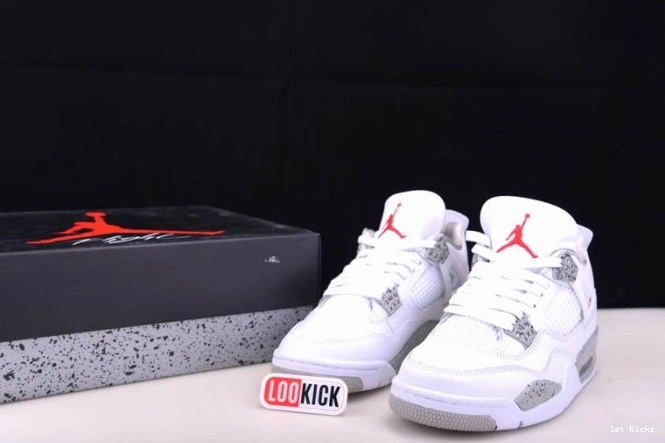 1st Kicks 4 Jordan (2021) Oreo White CT8527-100 Retro 0801
